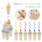 Wrapables Cute and Colorful Highlighters, Marker Pens, Stationery Supplies (Set of 6), Ice Cream